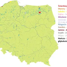 Największe jeziora nadbałtyckie w Polsce: mapa i kompletny opis atrakcji